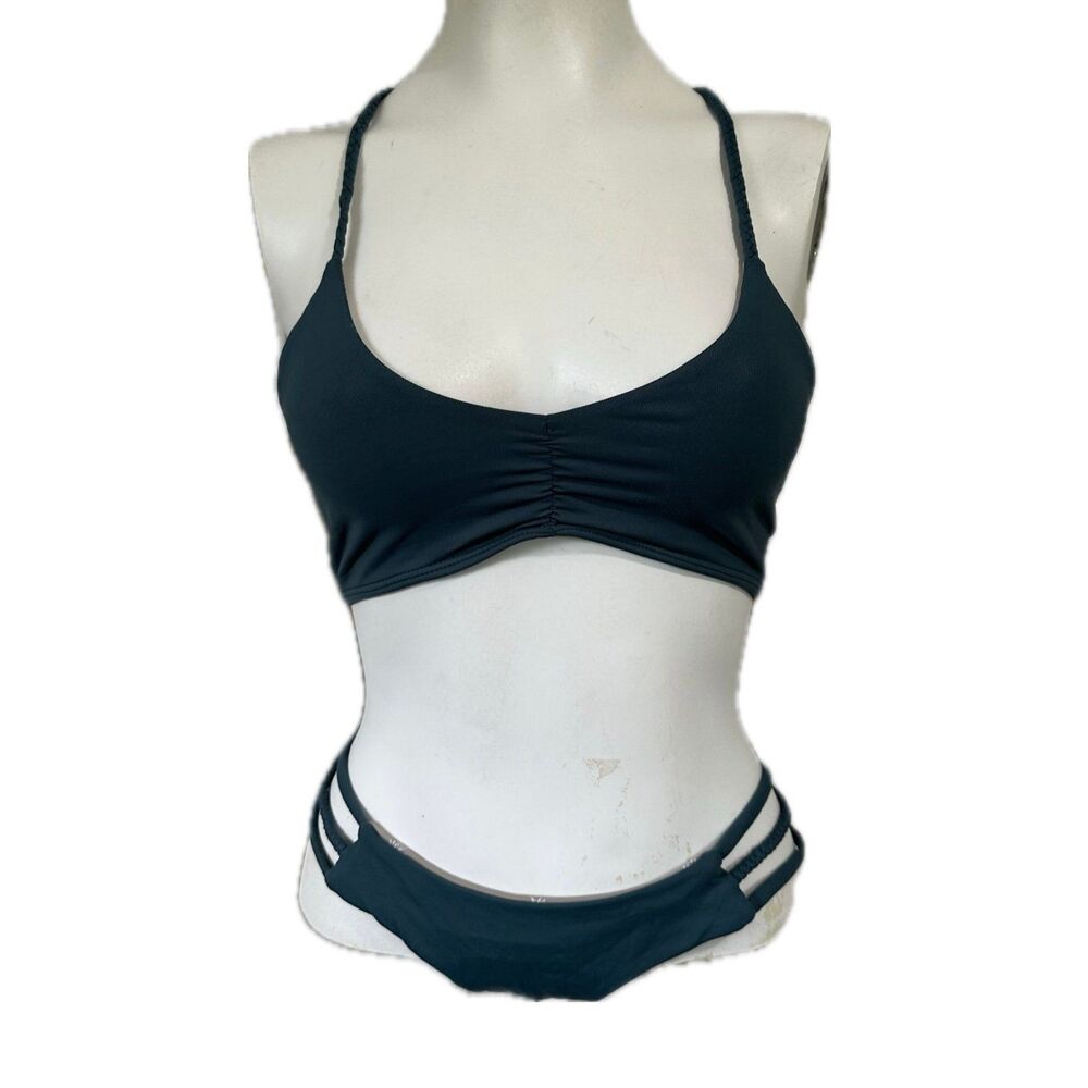 Midori Bikinis Hawaiian Inspired Tropical UPF 50+ OEKO-TEX Certified Kini Set S